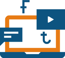 Online und Social Media Marketing Icon